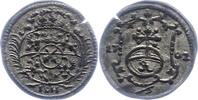 Sachsen-Albertinische Linie Pfennig Friedrich August I. 1694-1733. -