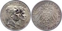 Braunschweig 3 Mark Ernst August 1913-1916. -