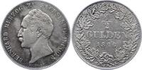 Sachsen-Meiningen 1/2 Gulden Bernhard Erich Freund 1803-1866. -