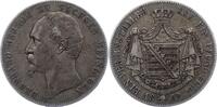 Sachsen-Meiningen Taler Bernhard Erich Freund 1803-1866. -