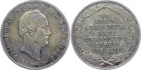 Sachsen-Albertinische Linie 1/6 Sterbetaler Friedrich August II. 1836-1854. -