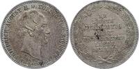 Sachsen-Albertinische Linie 1/3 Sterbetaler Friedrich August II. 1836-1854. -