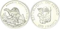Afrika, Zentralafrika, Kongo 100 Francs Spinosaurus -