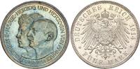 Anhalt 5 Mark Friedrich II. 1904 - 1918 Silberhochzeit -