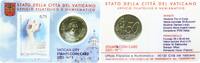 Vatikan 50 Cent Papst Bendedikt XVI. Coincard Nr.1 + Briefmarke -