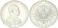 Preußen 5 Mark Wilhelm II. 1888 - 1918 in Uniform -
