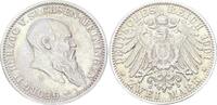 Sachsen-Meiningen 2 Mark Georg II. 1866 - 1914 Zum 75. Geburtstag -