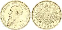 Sachsen-Meiningen 10 Mark Georg II. 1866 - 1914 -