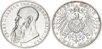 Sachsen-Meiningen 2 Mark Georg II. 1866 - 1914 langer Bart -
