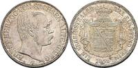 Sachsen - Altenburg, Herzogtum Vereinstaler (3/68eKu) Ernst I., Vereinstaler 1858 F, AKS 61 -