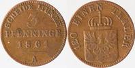 deutschland 3 pfenninge preussen -