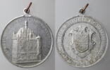 Österreich Aluminiummedaille Braunau RATHAUS -