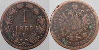 Österreich 1 Kreuzer Franz Josef 1., 1848-1916 -