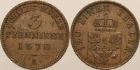 Deutschland 3 Pfenning Preussen -