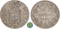 Württemberg 6 Kreuzer Wilhelm I. 1816-1864 -
