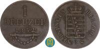 Sachsen Meiningen 1 Kreuzer Bernhard Erich Freund 1803-1866 -