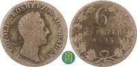 Baden-Durlach 6 Kreuzer Leopold 1830-1852. -