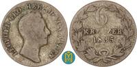 Baden-Durlach 6 Kreuzer Leopold 1830-1852. -