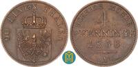 Brandenburg-Preussen 4 Pfennig Wilhelm I. 1861-1888. -