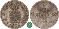 Sachsen 1 Groschen Friedrich August II., 1836-1854. -