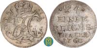 Sachsen Hildburghausen 1/24 Taler Ernst Friedrich III Karl 1745-1780 -
