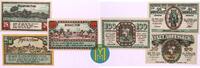 Oldenburg-Eutin. 25, 50, 100 Pfg. Notgeld der Stadt Ahrensbök. Satz mit 3 Scheinen. -
