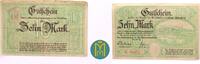 Sachsen 10 Mark Großnotgeld Annaberg. -