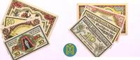Bayern 10, 20, 50 Pfg., 1 Mark, Kartonpapier Notgeld Berchtesgaden. Satz mit 4 Scheinen. -