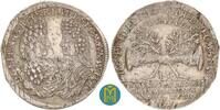 Sachsen-Gotha-Altenburg Groschen Huldigung der Stadt Gotha. Friedrich II. u. Johann Wilh. 1691-1693. -