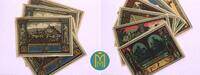 Bolkenhain / Schlesien 25, 50, 75 Pfg., 1, 1.50, 2 Mark Notgeld Satz mit 6 Scheinen. -