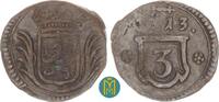 Hessen Kassel 3 Heller Karl 1670-1730. -