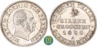 Brandenburg-Preußen. 1/2 Silbergroschen Wilhelm I. 1861-1888. -