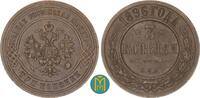 Russland 3 Kopeken Nikolaus II. 1894 - 1917. -