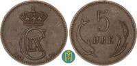 Dänemark 5 Öre Christian IX. 1863-1906 -