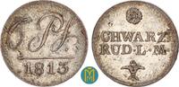 Schwarzburg-Rudolstadt. 6 Pfennig Friedrich Günther 1807-1867. -