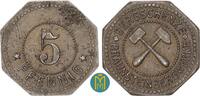 Schwarzburg-Sondershausen / Arnstadt 5 Pfennig BERGSCHENKE BRAUNSTEINWERKE -