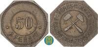 Schwarzburg-Sondershausen / Arnstadt 50 Pfennig BERGSCHENKE BRAUNSTEINWERKE -