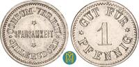 Schwarzburg-Sondershausen 1 Pfennig CONSUM-VEREIN SPARSAMKEIT GILLERSDORF. -
