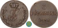 Schwarzburg-Rudolstadt. 3 Pfennig Friedrich Günther 1807-1867. -