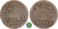 Braunschweig-Wolfenbüttel 10 Pfennig Braunschweig Karl I. 1735-1780 -