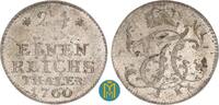 Sachsen Hildburghausen 1/24 Taler Ernst Friedrich Karl 1745-1780 seltene Stempelvariante ! -