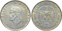 Deutschland, Drittes Reich 2 Reichsmark zum 175. Geburtstag Friedrich von Schillers -