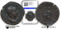 CCG Certified! AE Sestertius, Gordian III, Rome: P M TR P II COS P P / S C -
