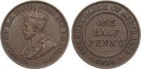 Australien 1/2 Penny Georg V. -