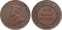 Australien 1/2 Penny Georg V. -