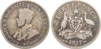 Australien Threepence Georg V. -