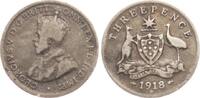 Australien Threepence Georg V. -
