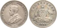 Australien Threepence Georg V. -