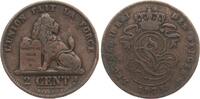 Belgien 2 Centimes Leopold II., 1865-1909 -