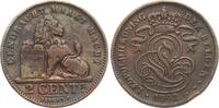 Belgien 2 Centimes Leopold II., 1865-1909 -